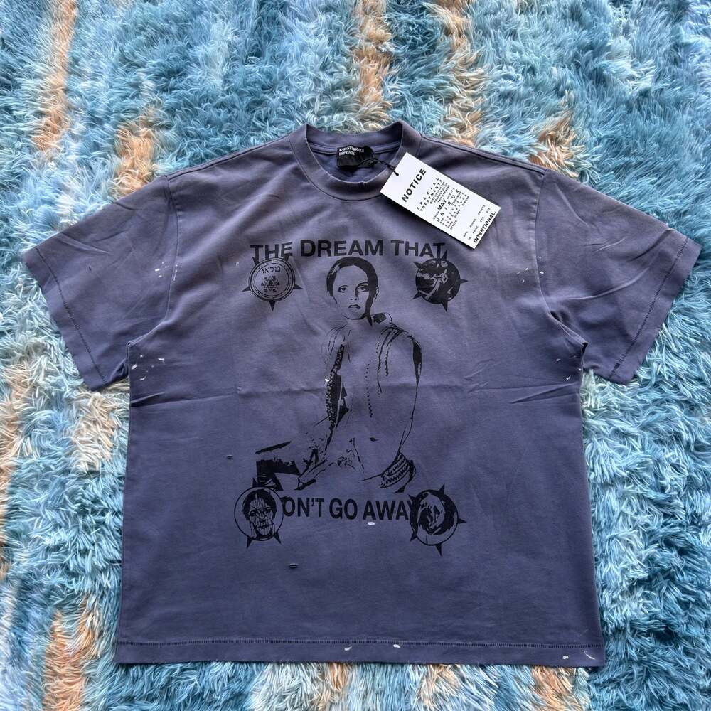 Enfants Riches Deprimes The Dream That Won't Go Away Graphic Distressed T-Shirt